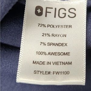 Figs Short Sleeve Tee - Blue